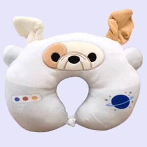 Squishmallows Space Kids Pillow Neck Collection Travel Series 6 Brock Bulldog